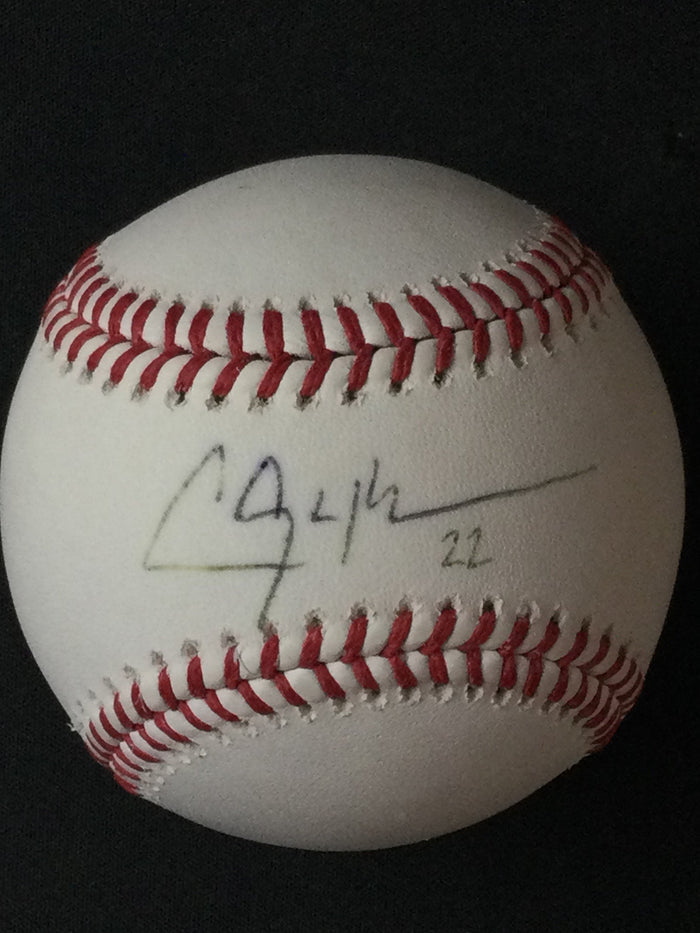 Clayton Kershaw SIGNED "22" Baseball L.A. Dodgers Future HOF JSA LOA
