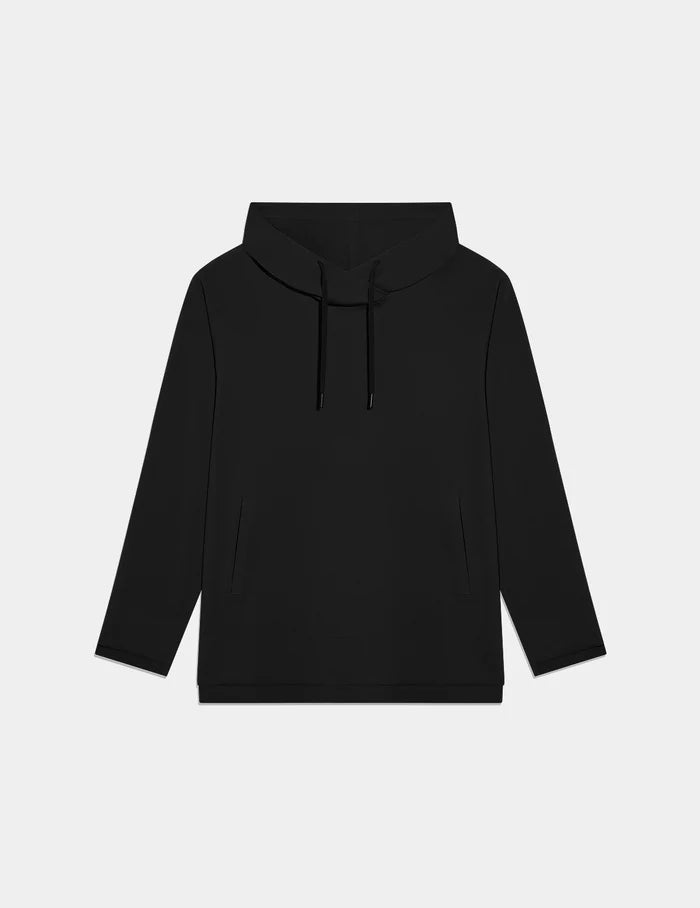 | CloudCut™ Hoodie shown front-facing against a light gray background | Black