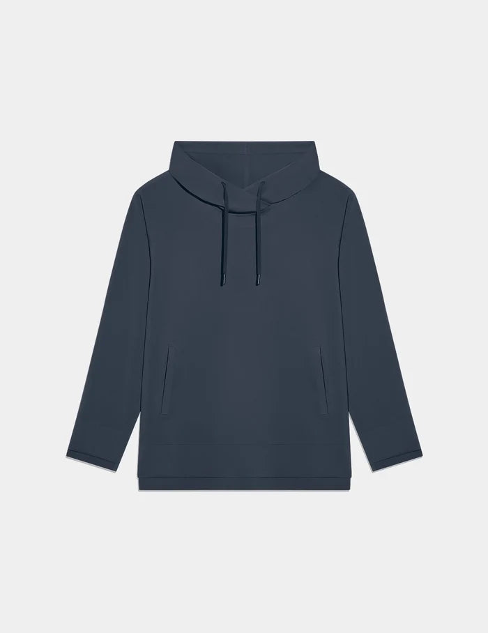 | CloudCut™ Hoodie shown front-facing against a light gray background | Twilight Navy