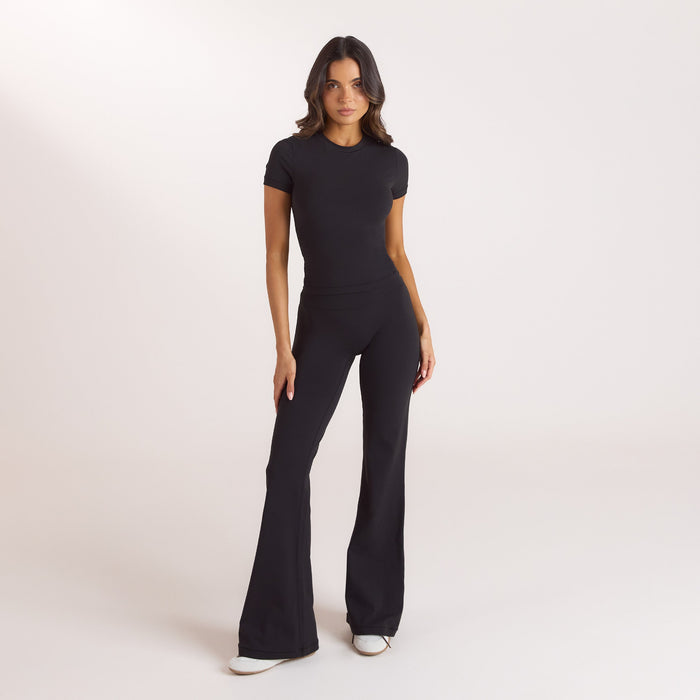 ContourSoft™ Flared Leggings - Black