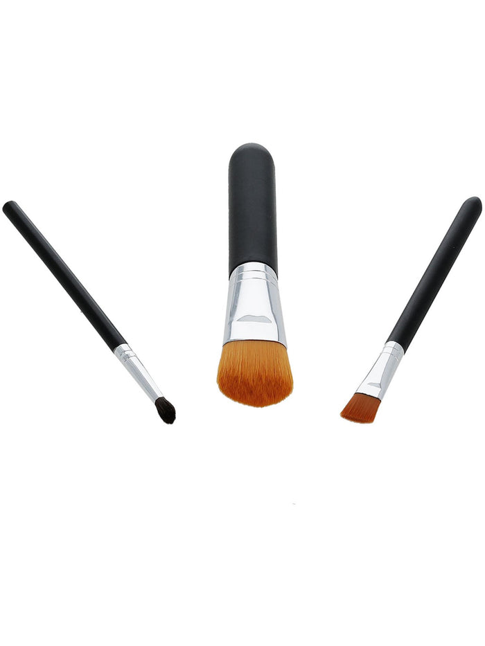 Cosmetic Brush Set, Pack of 3