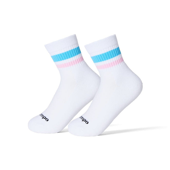 Del Campo Cotton Candy Stripes golf socks