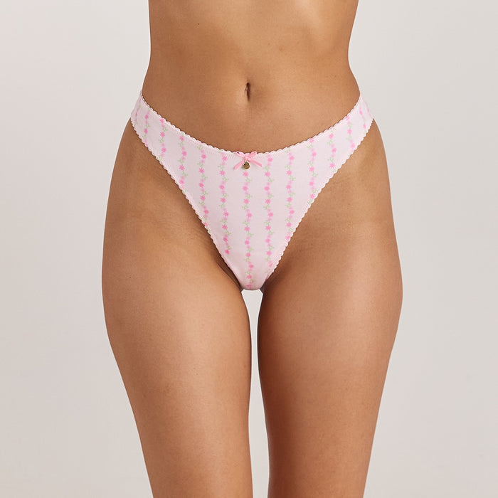 Cotton Kisses Thongs (3-Pack) - Pink Print