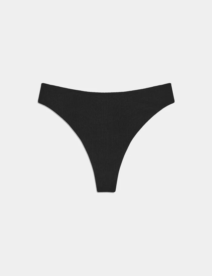 | Front view of model highlighting the coverage and fit | Black