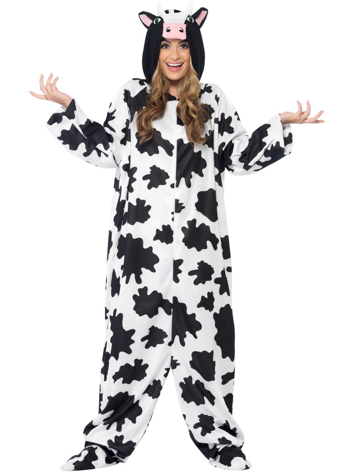 Cow Costume with Hooded All in One