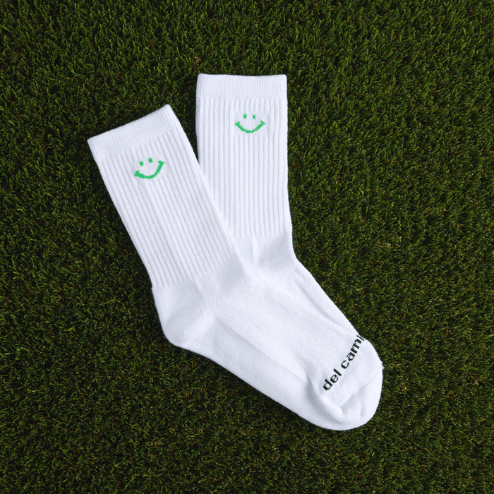 Crew Smiley Pack Socks - del campo
