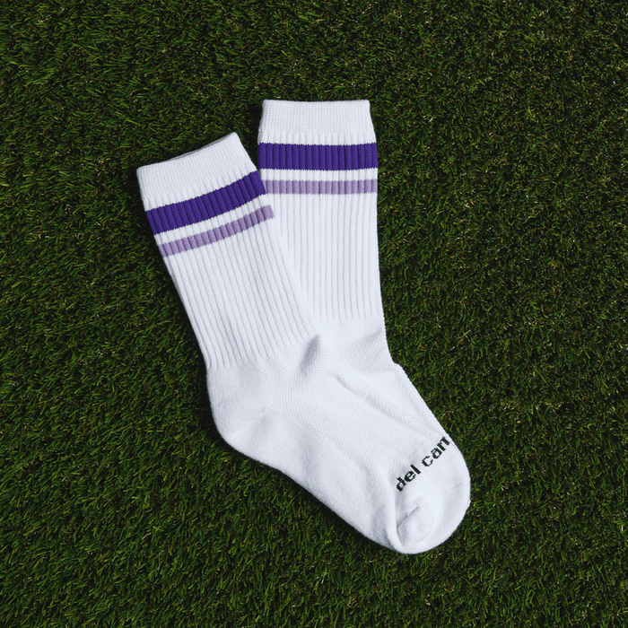 Crew Stripe Pack Socks - del campo
