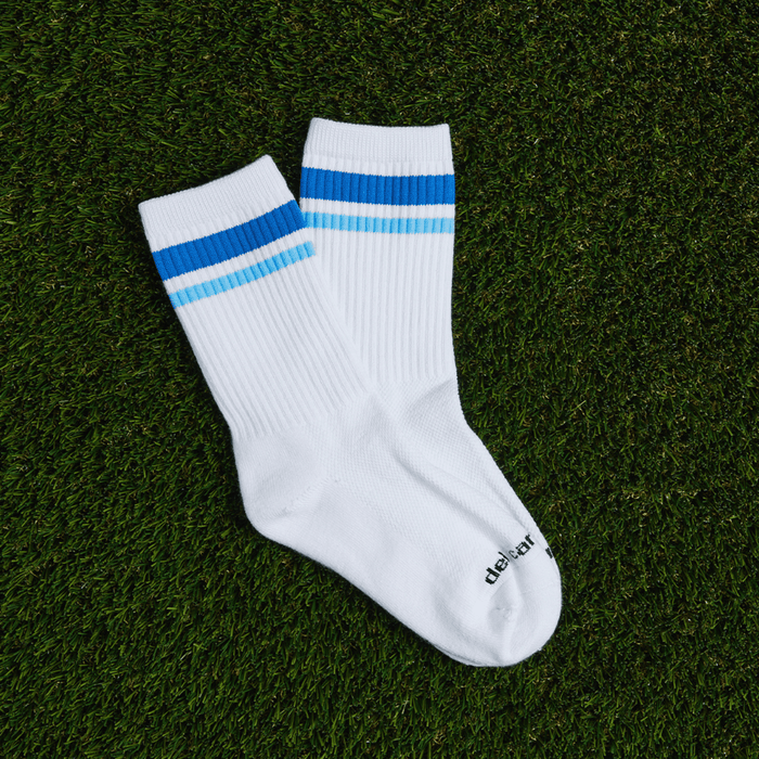 Crew Stripe Pack Socks - del campo