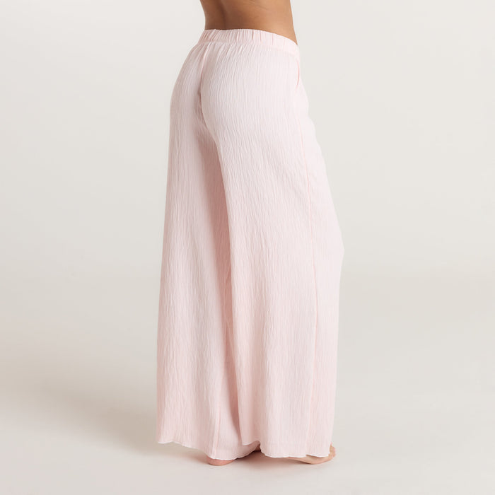 Crinkle Pyjama Bottoms - Pink