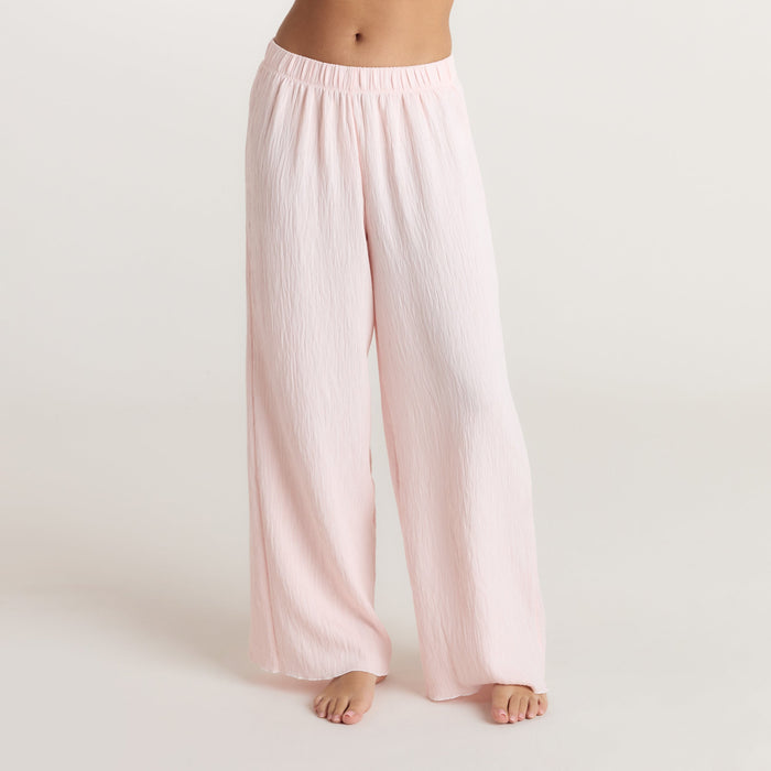 Crinkle Pyjama Bottoms - Pink