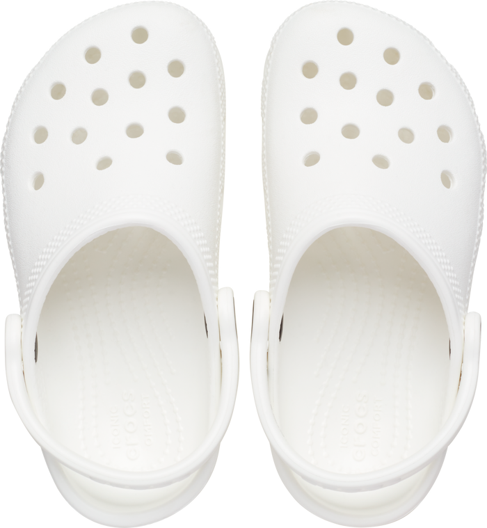 Kids Classic Crocs | Clog | White