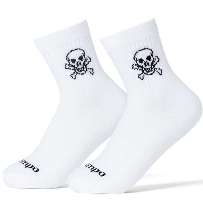 Del Campo Design Pack golf socks featuring all five signature designs: palm, crossbones, bolt, cactus, and wavey