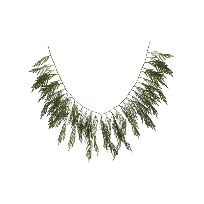 72"L x 20"H Faux Cypress Garland