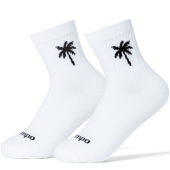 Del Campo Design Pack golf socks featuring all five signature designs: palm, crossbones, bolt, cactus, and wavey