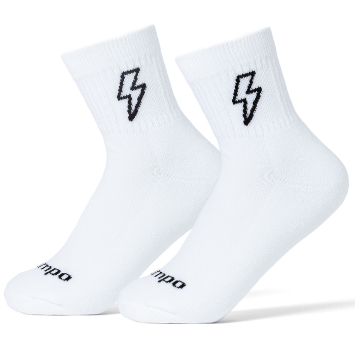 Del Campo Design Pack golf socks featuring all five signature designs: palm, crossbones, bolt, cactus, and wavey