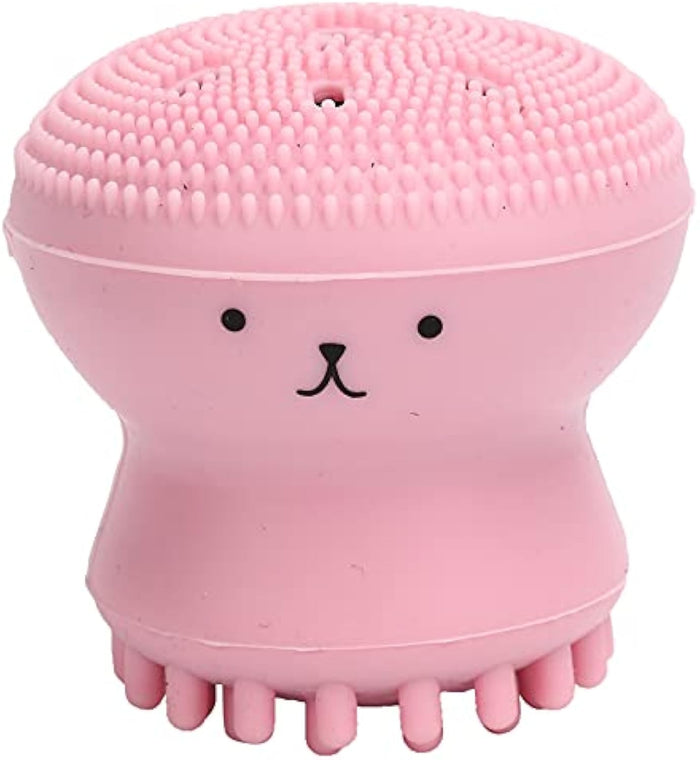 Dog Bath Brush Cat Rubber Soft Foaming Bath Brush Shower Scrubber With Shampoo Dispenser by DigestWell Co.