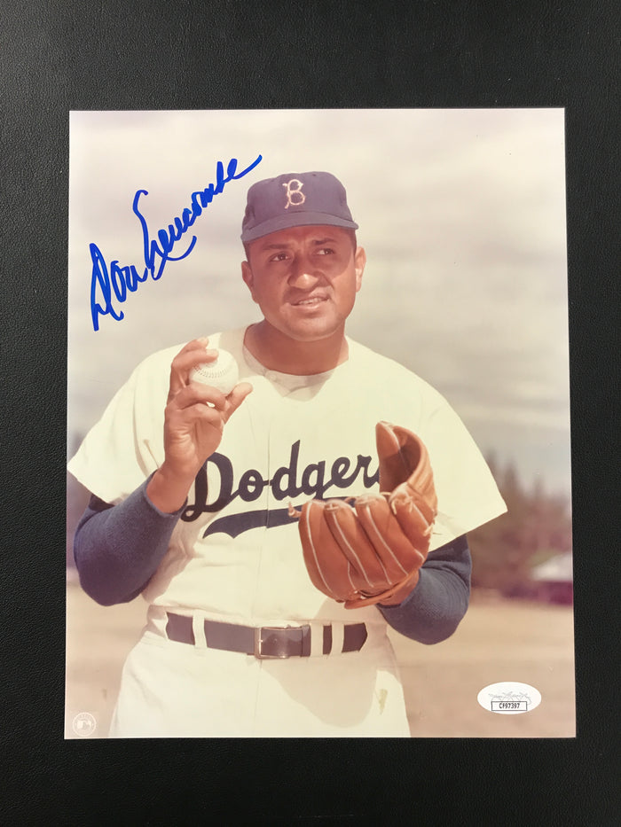 Don Newcombe Signed 8x10 Photo Brooklyn Dodgers JSA Certified