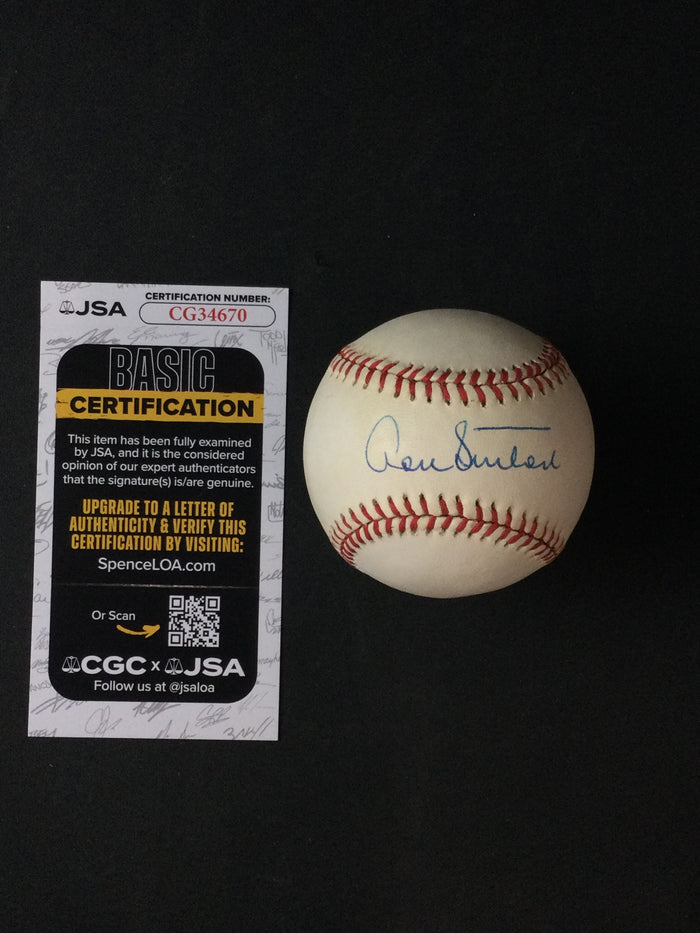 Don Sutton SIGNED Baseball Dodgers, Braves HOF JSA Certified
