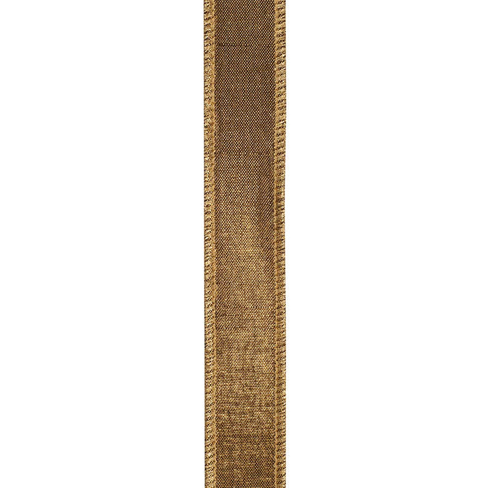 Dupioni Shimmer Fused Copper, Copper, 1 In, 10 Yards