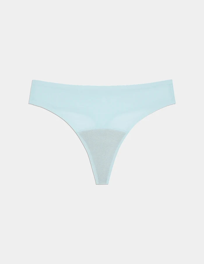 | Front view of model highlighting the coverage and fit | Blue Light