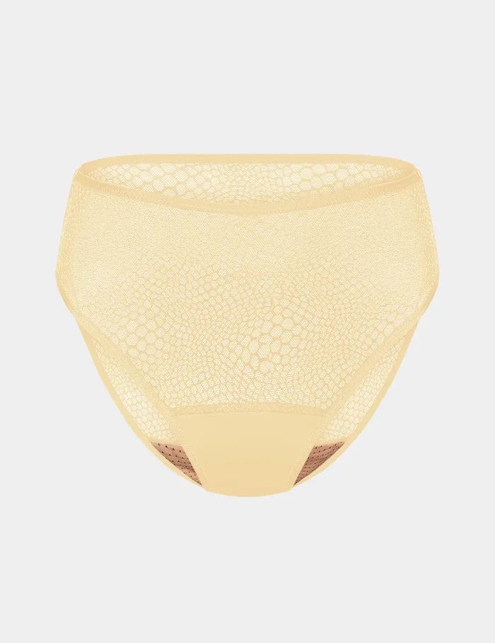 | Front view of model highlighting the coverage and fit | Buttercup