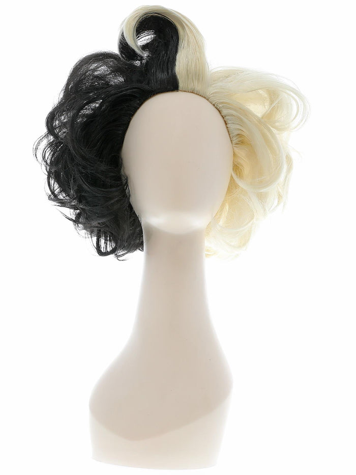 Evil Madame Wig, Black & Blonde