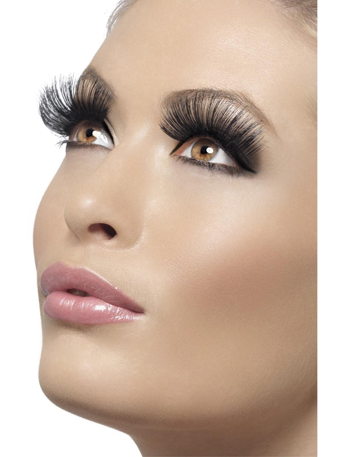 Eyelashes, Black, 60s Style, Long