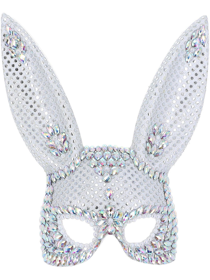 Fever Silver Jewel Bunny Mask