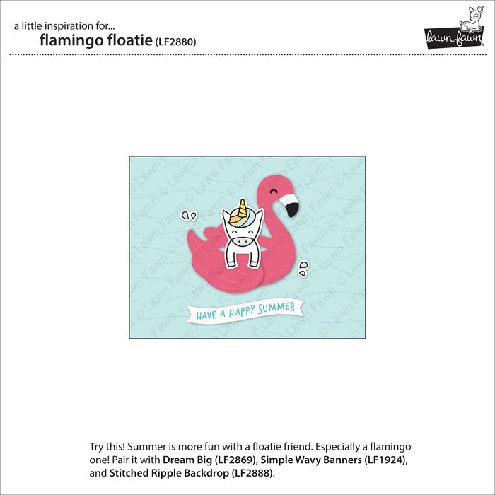 flamingo floatie