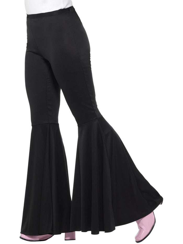 Flared Trousers, Ladies, Black
