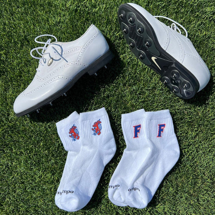 Del Campo Florida Gators Pack golf socks featuring both officially licensed team styles