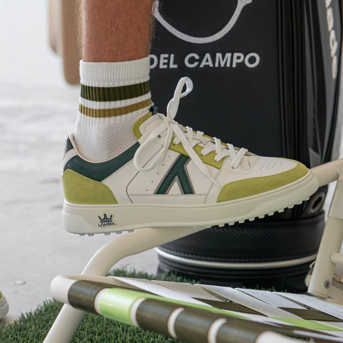 Del Campo Forest Stripes golf socks