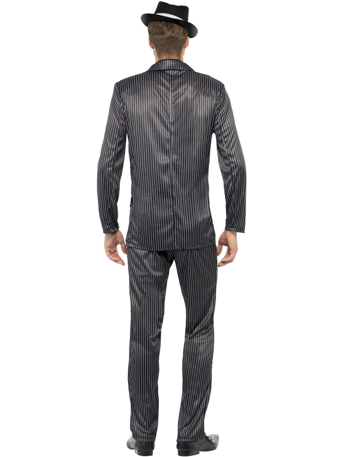 Gangster Costume, Black, Pinstripe
