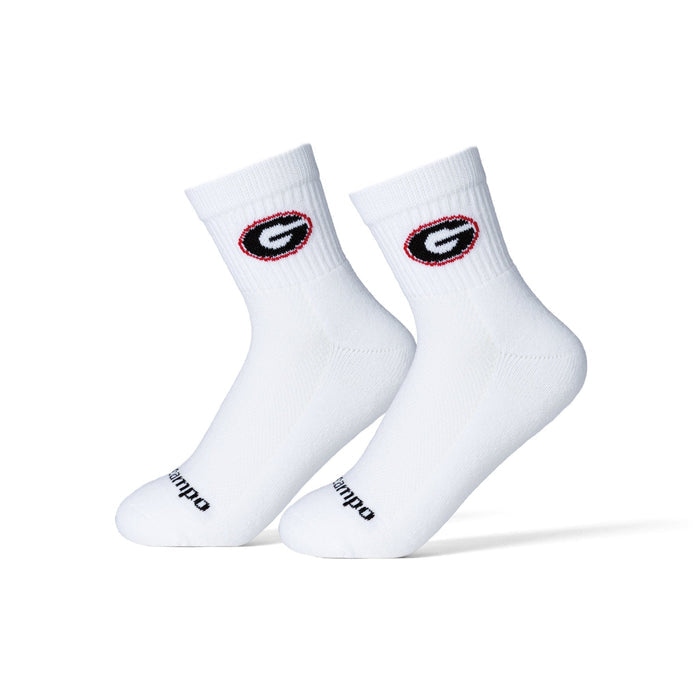 Del Campo Georgia Bulldogs Pack golf socks featuring both officially licensed team styles