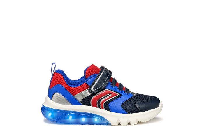 Geox Kids Trainers | Ciberdron | Navy & Red