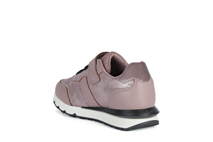 Geox Pink Trainers | Fastics | Velcro | Rose Smoke