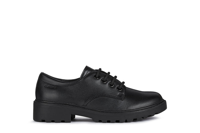 Geox School Shoes | Casey Lace | Black