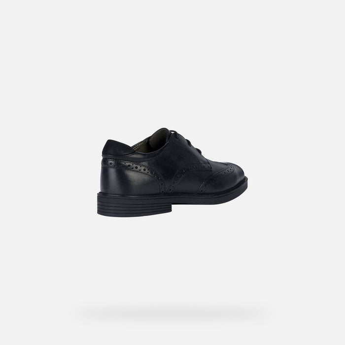 Geox School Shoes | Zheeno Lace-Up | Black