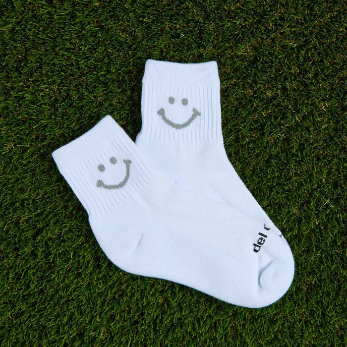Grey Smiley Socks - del campo