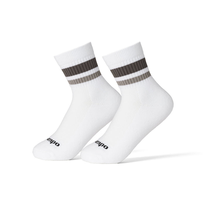 Del Campo Grey Stripes golf socks