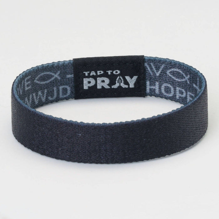 Grey | Symbols of Faith | Tap To Pray® Wristband