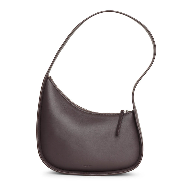 Half Moon small brown shoulder bag