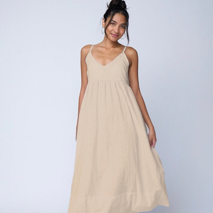 Hamptons Dress - Flax