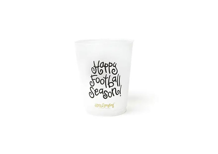 Happy Everything Football Frosted Cups Set of 10
