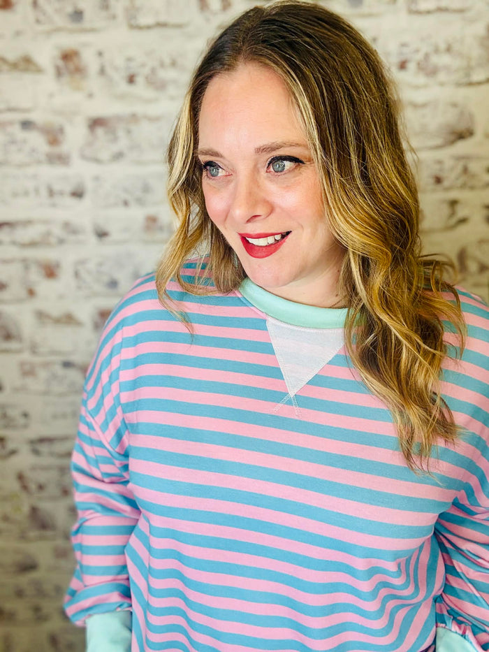 Happy Go Lucky Striped Top