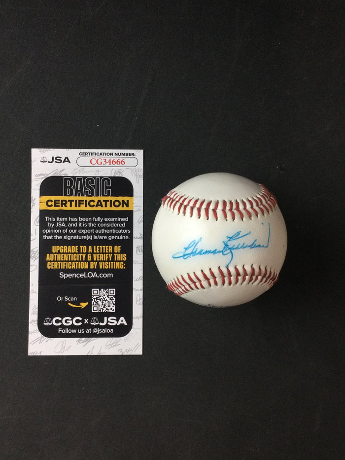 Harmon Killebrew SIGNED Baseball Minnesota Twins/Senators HOF JSA Certified