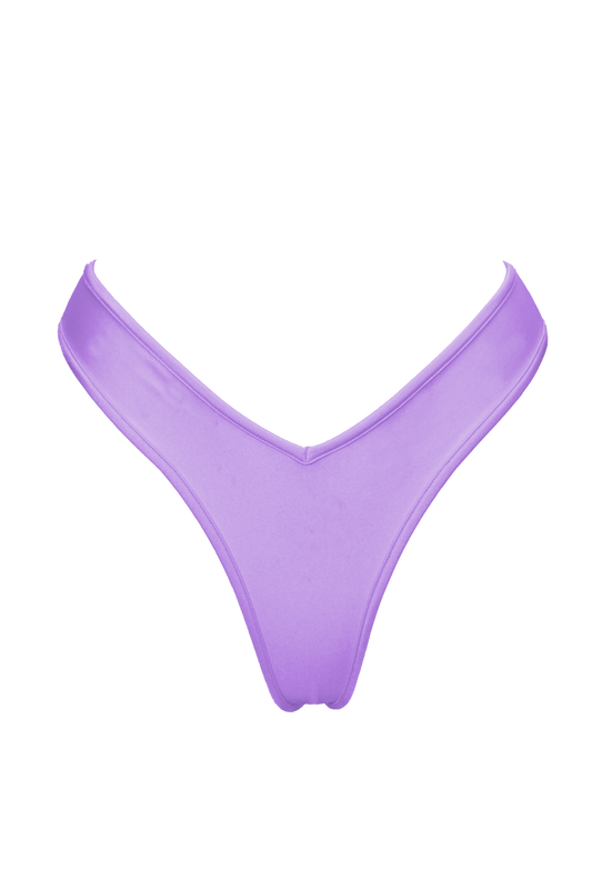 High-Cut Bikini Bottom / LULY LILAC - EXES LINGERIE