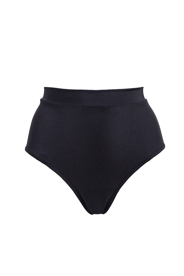 High waisted Polewear Bottom / HW BASIC BLACK - EXES LINGERIE