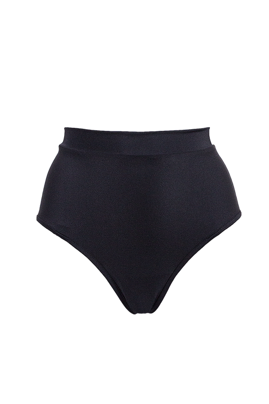 High waisted Polewear Bottom / HW BASIC BLACK - EXES LINGERIE