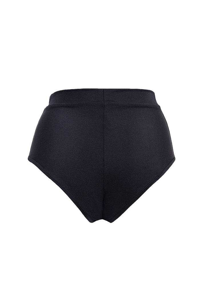 High waisted Polewear Bottom / HW BASIC BLACK - EXES LINGERIE